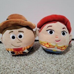 Hallmark Toy Story Plush Ornaments - Woody and Jessie, NWOT